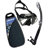 Cressi Pano3&amp-Dry Kits Máscara Tubo- Unisex Adulto